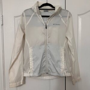 Columbia Cream Hooded Jacket